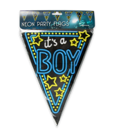 Geboorte Slingers Its a Boy! Neon 10m